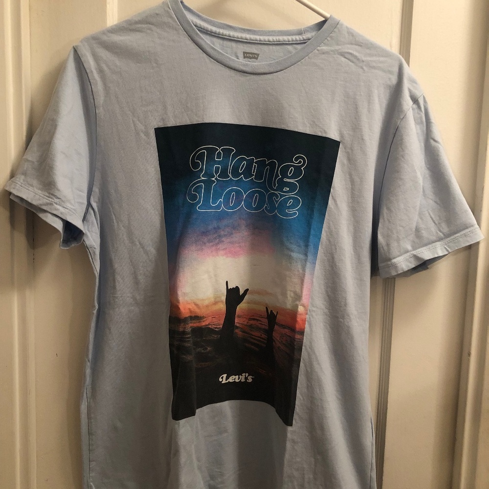Levi’s Pale blue Hang loose t-shirt